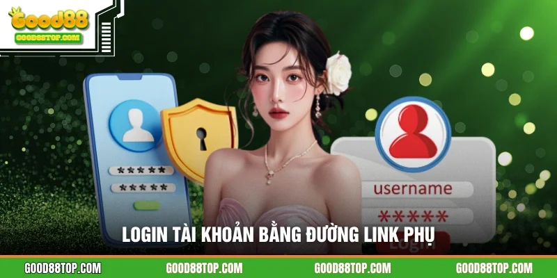 Login tài khoản bằng đường link phụ