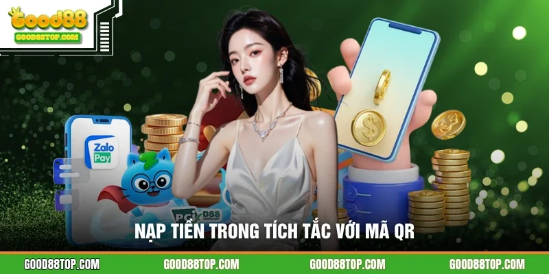 Nạp tiền trong tích tắc với mã QR