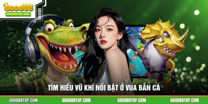 Tìm hiểu vũ khí nổi bật ở Vua Bắn Cá 